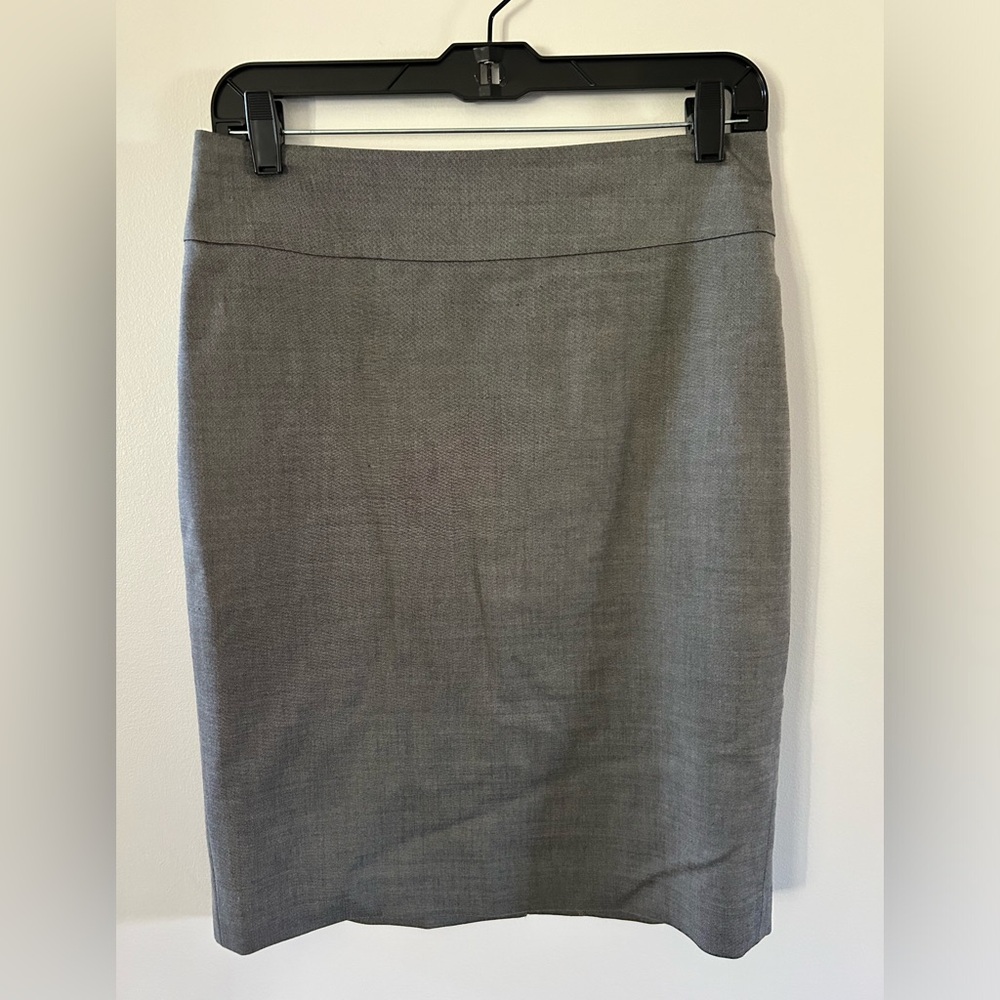 Ann Taylor Gray Pencil Skirt